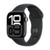 Watch Apple Watch Series 10 GPS 42mm Jet Black Aluminium Case with Sport Band S/M - Black