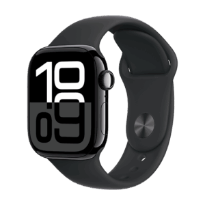 Watch Apple Watch Series 10 GPS 42mm Jet Black Aluminium Case with Sport Band S/M - Black