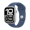 Watch Apple Watch Series 10 GPS 46mm Silver Aluminium Case with Sport Band S/M - Denim