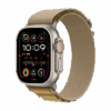 Watch Apple Watch Ultra 2 (2024) LTE 49mm Natural Titanium Case with Alpine Loop M - Almond