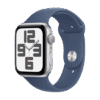 Watch Apple Watch SE2 (2024) GPS 40mm Silver Aluminium Case with Sport Band M/L - Denim