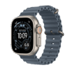 Watch Apple Watch Ultra 3 (2025) 5G 49mm Natural Titanium Case with Ocean Band - Anchor Blue
