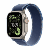 Watch Apple Watch Ultra 3 (2025) 5G 49mm Natural Titanium Case with Trail Loop M/L - Blue/Bright Blue