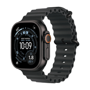 Watch Apple Watch Ultra 3 (2025) 5G 49mm Black Titanium Case with Ocean Band - Black