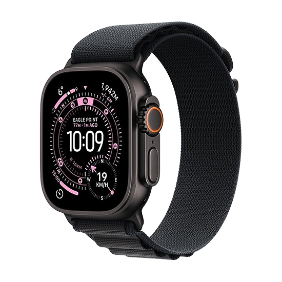 195950610352 Watch Apple Watch Ultra 3 (2025) 5G 49mm Black Titanium Case with Alpine Loop L - Black