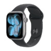 Watch Apple Watch Series 11 (2025) GPS 42mm Space Grey Aluminium Case with Sport Band M/L - Black