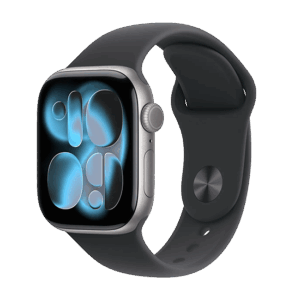 Watch Apple Watch Series 11 (2025) GPS 42mm Space Grey Aluminium Case with Sport Band M/L - Black