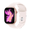 Watch Apple Watch Series 11 (2025) GPS 42mm Rose Gold Aluminium Case with Sport Band S/M - Light Blush