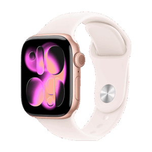 Watch Apple Watch Series 11 (2025) GPS 42mm Rose Gold Aluminium Case with Sport Band S/M - Light Blush