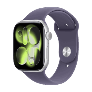 Watch Apple Watch Series 11 (2025) GPS 46mm Silver Aluminium Case with Sport Band M/L - Purple Fog
