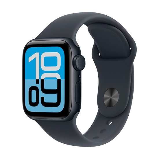 195950646153 Watch Apple Watch SE 3 (2025) GPS 44mm Midnight Aluminium Case with Sport Band M/L - Midnight