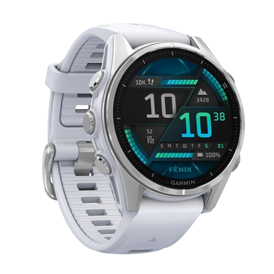 Watch Garmin Fenix 8 GPS 43mm Silicon White Band - White