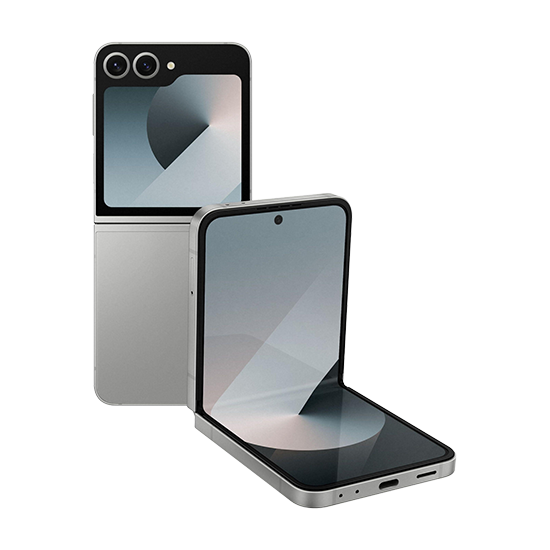 8806095776095 Samsung Galaxy Z Flip6 F741B 5G Dual Sim 12GB RAM 256GB Enterprise Edition - Silver Shadow